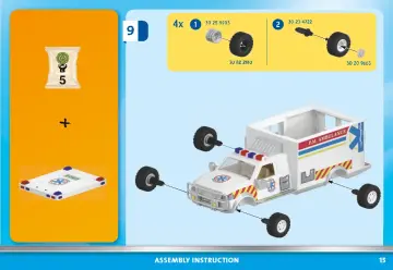 Bygganvisningar Playmobil 70936 - Räddningsfordon: US Ambulans (15)