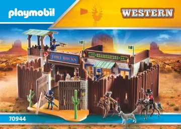 Összeszerelési útmutatók Playmobil 70944 - Vadnyugati erőd (1)