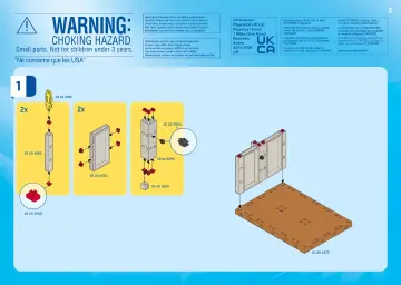 Manuales de instrucciones Playmobil 70944 - Fuerte del Oeste (2)