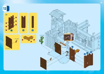 Manuales de instrucciones Playmobil 70944 - Fuerte del Oeste (10)