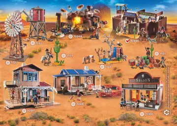 Bouwplannen Playmobil 70944 - Westernfort (16)