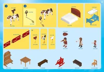 Manuales de instrucciones Playmobil 70945 - Rancho del Oeste (12)