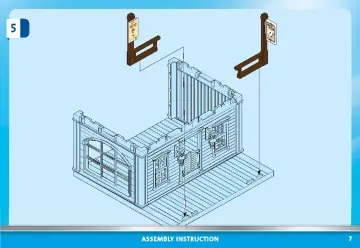 Building instructions Playmobil 70946 - Western Saloon (7)