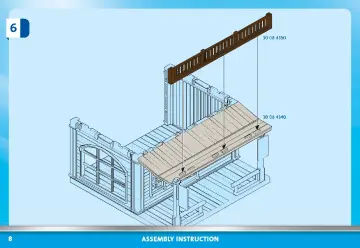 Building instructions Playmobil 70946 - Western Saloon (8)