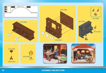 Building instructions Playmobil 70946 - Western Saloon (10)