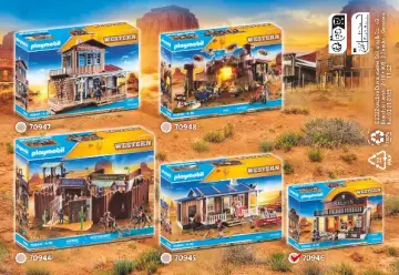 Οδηγίες συναρμολόγησης Playmobil 70946 - Σαλούν Άγριας Δύσης (12)