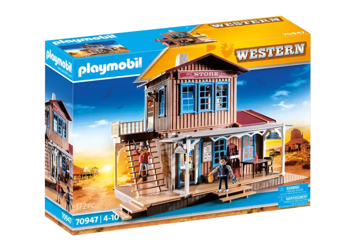 Playmobil 70947 - Διώροφο κατάστημα Άγριας Δύσης - BOX