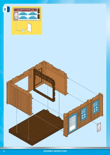 Manuales de instrucciones Playmobil 70947 - Tienda del Oeste con piso (4)