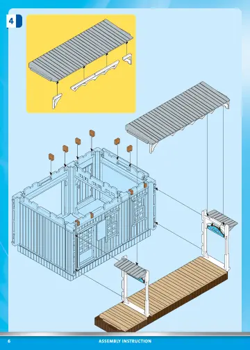 Building instructions Playmobil 70947 - Western Store (6)