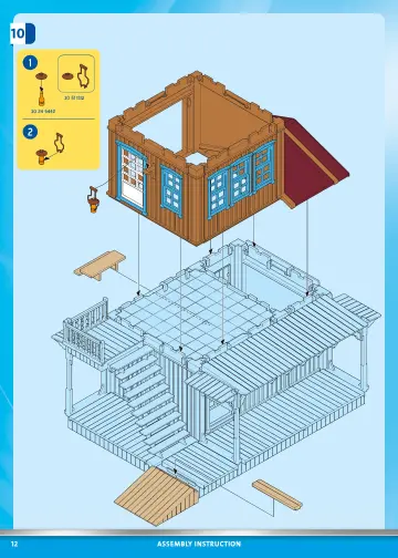 Building instructions Playmobil 70947 - Western Store (12)