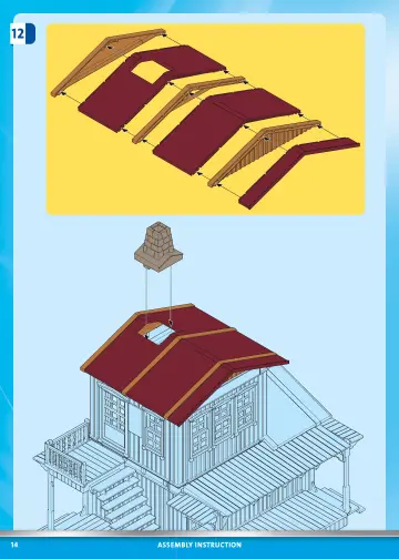 Building instructions Playmobil 70947 - Western Store (14)