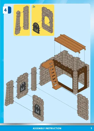 Building instructions Playmobil 70953 - Medieval Prison Tower (5)