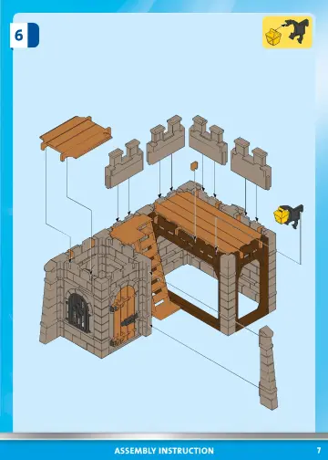 Building instructions Playmobil 70953 - Medieval Prison Tower (7)