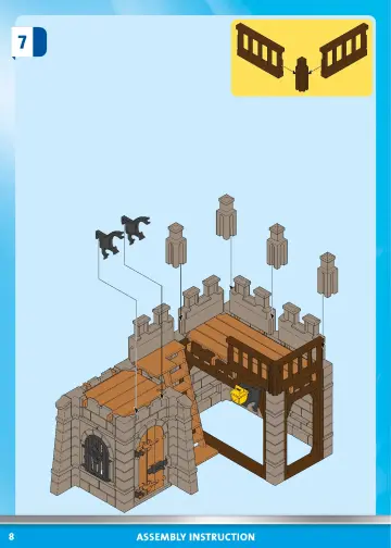 Building instructions Playmobil 70953 - Medieval Prison Tower (8)