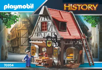 Notices de montage Playmobil 70954 - Boulangerie du Moyen-Age (1)