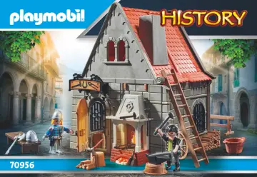 Building instructions Playmobil 70956 - Medieval Blacksmith's Forge (1)