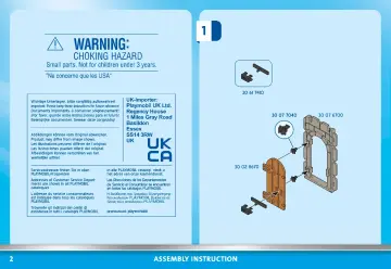 Building instructions Playmobil 70956 - Medieval Blacksmith's Forge (2)