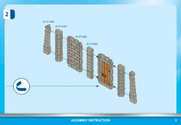 Building instructions Playmobil 70956 - Medieval Blacksmith's Forge (3)
