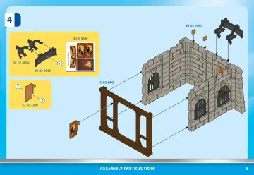 Building instructions Playmobil 70956 - Medieval Blacksmith's Forge (5)