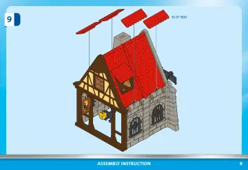 Notices de montage Playmobil 70956 - Magasin du forgeron (9)