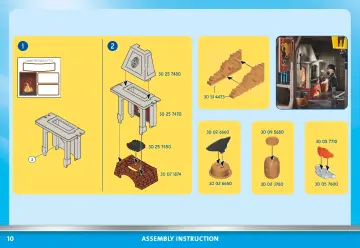 Building instructions Playmobil 70956 - Medieval Blacksmith's Forge (10)