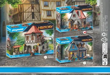 Bauanleitungen Playmobil 70956 - Historische Schmiede (12)