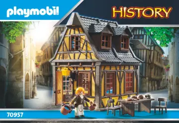 Building instructions Playmobil 70957 - Medieval Home 1 (1)