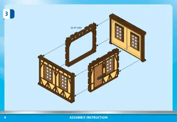 Bauanleitungen Playmobil 70957 - Historisches Wohnhaus 1 (4)