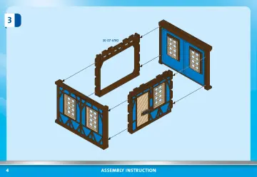 Building instructions Playmobil 70958 - Medieval Home 2 (4)