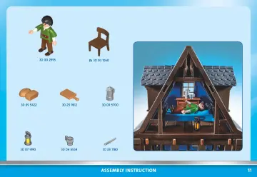 Building instructions Playmobil 70958 - Medieval Home 2 (11)