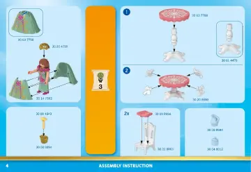 Manuales de instrucciones Playmobil 70961 - Pícnic de Princesas con potro (4)