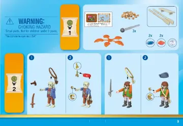 Manuales de instrucciones Playmobil 70962 - Isla del Tesoro Pirata con esqueleto (3)