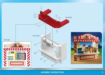 Notices de montage Playmobil 70966 - Stand de friandises (3)