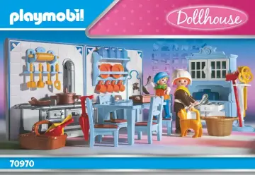 Bygganvisningar Playmobil 70970 - Køkken med komfur (1)