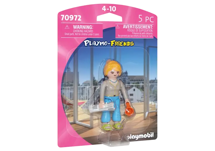 Playmobil 70972 - Jeune femme et journal - BOX