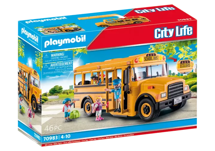 Playmobil 70983 - Σχολικό λεωφορείο με μαθητές - BOX