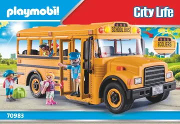 Bouwplannen Playmobil 70983 - School Bus (1)