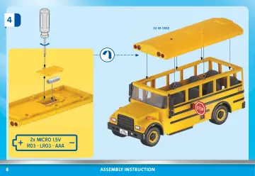 Building instructions Playmobil 70983 - School Bus (8)