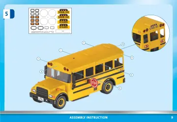 Összeszerelési útmutatók Playmobil 70983 - School Bus (9)