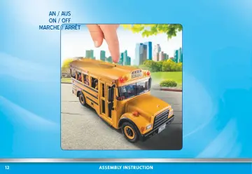 Összeszerelési útmutatók Playmobil 70983 - School Bus (12)