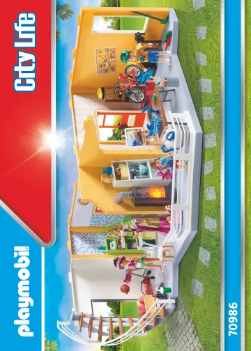 Building instructions Playmobil 70986 - Modern House Floor Extension (1)