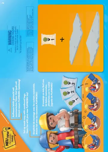 Manuales de instrucciones Playmobil 70986 - Extensión planta Casa Moderna (2)