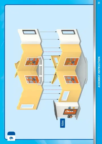 Manual de instruções Playmobil 70986 - Extensão piso Casa Moderna (13)