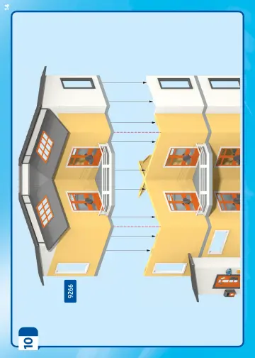 Building instructions Playmobil 70986 - Modern House Floor Extension (14)