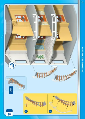 Building instructions Playmobil 70986 - Modern House Floor Extension (15)