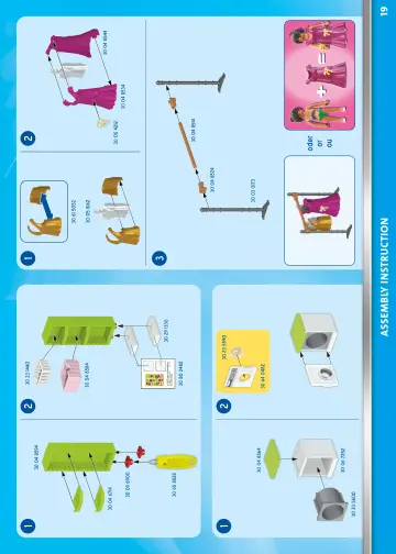 Manual de instruções Playmobil 70986 - Extensão piso Casa Moderna (19)