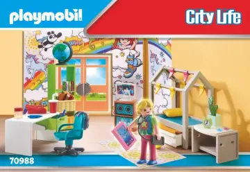 Bygganvisningar Playmobil 70988 - Tonnårsrum (1)