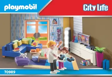 Összeszerelési útmutatók Playmobil 70989 - Nappalil szoba (1)