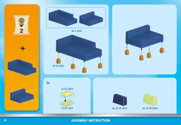 Manuales de instrucciones Playmobil 70989 - Salón (4)