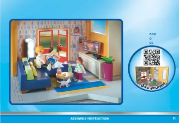 Building instructions Playmobil 70989 - Family Room (11)